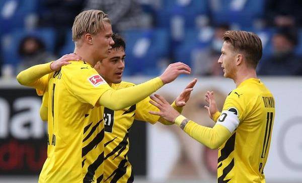  多特蒙德绝杀法兰克福，哈兰德双响建功  